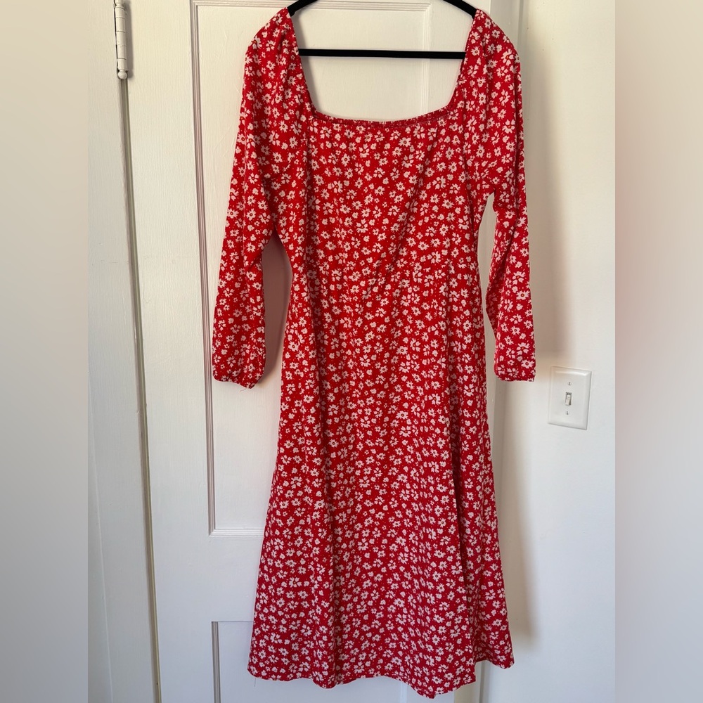 Long Sleeve Dress with Slit
